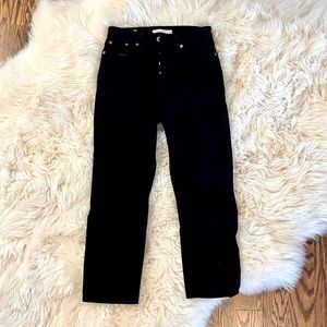 Levi’s Wedgie Straight black jeans size 25